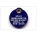 Tag / Blue tag coated with plastic